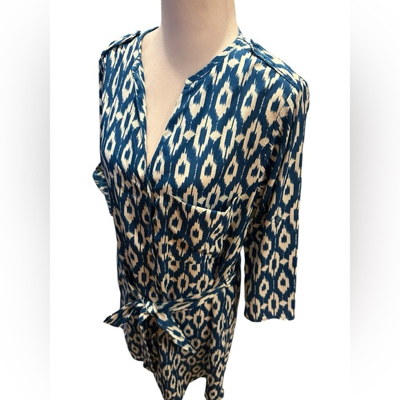 Maeve Chic Blue Patterned Dress size S - Picture 6 of 13